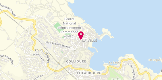 Plan de Saveurs d'Antan, 4 Rue Pasteur, 66190 Collioure