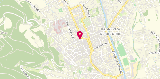 Plan de Au Temps des Cerises, 2 A Boulevard Carnot, 65200 Bagnères-de-Bigorre