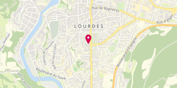 Plan de Confiserie des Gaves, 14 avenue du Maréchal Foch, 65100 Lourdes