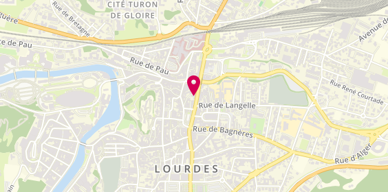 Plan de S.A.C à Bonbons, 20 avenue Général Baron Maransin, 65100 Lourdes