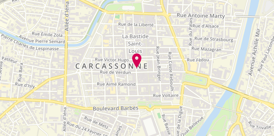 Plan de Maison Bor, 19 place Carnot, 11000 Carcassonne