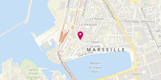 Plan de L'Espérantine de Marseille, 70 Rue Caisserie, 13002 Marseille