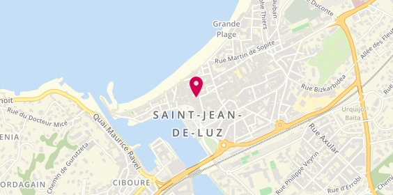 Plan de Salon de Thé par Pariès, 19 Rue Tourasse, 64500 Saint-Jean-de-Luz