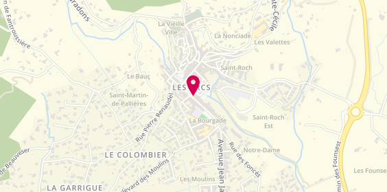 Plan de Le fournil des arcs Boulangerie Patisserie Chocolaterie Confiserie, 40 Boulevard Gambetta, 83460 Les Arcs