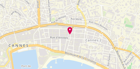 Plan de De Neuville Chocolat français, 3 Rue Chabaud, 06400 Cannes