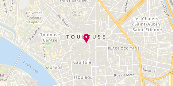 Plan de Les Trésors de Violette, 73 Rue de la Pomme, 31000 Toulouse