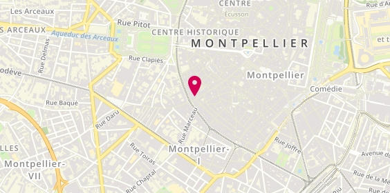 Plan de Biscuiterie Saint-Guilhem, 58 Rue Saint-Guilhem, 34000 Montpellier