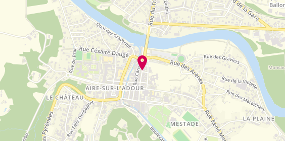 Plan de Alexandre Mallet, 40 Rue Gambetta, 40800 Aire-sur-l'Adour