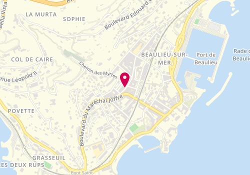 Plan de Patisserie Lassalas, 36 Boulevard Marinoni, 06310 Beaulieu-sur-Mer
