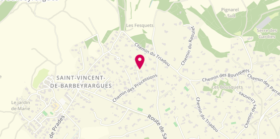 Plan de La Cherelle, 91 chemin de l'Abeille, 34730 Saint-Vincent-de-Barbeyrargues