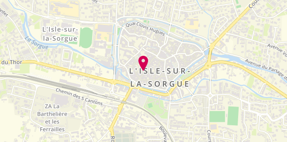 Plan de La Cour aux Saveurs - Maître Chocolatier, 4 Rue Louis Lopez, 84800 L'Isle-sur-la-Sorgue