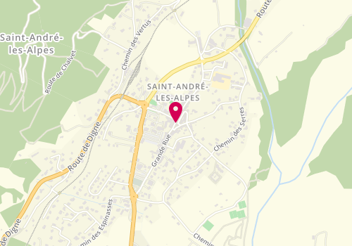 Plan de COMTE Didier, 63 Grand Rue, 04170 Saint-André-les-Alpes