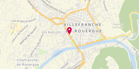 Plan de Maison Viguié - pain, 3 Boulevard Charles de Gaulle, 12200 Villefranche-de-Rouergue