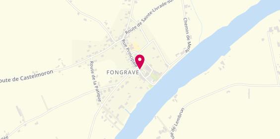 Plan de Aux Delices de Fongrave, Le Bourg, 47260 Fongrave