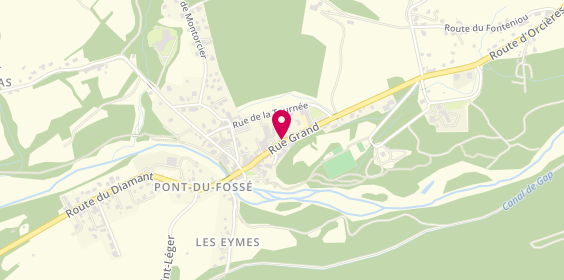 Plan de La Confiserie Alpine, 45 Grand Rue, 05260 Saint-Jean-Saint-Nicolas