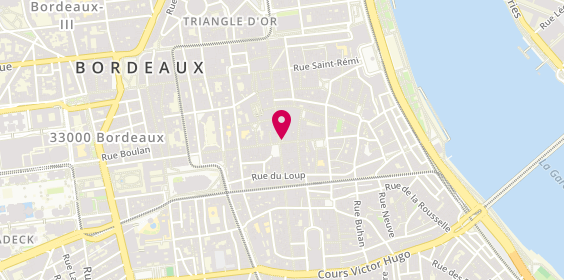 Plan de Canelés Baillardran Bordeaux Sainte Catherine, 76 Rue Sainte-Catherine, 33000 Bordeaux