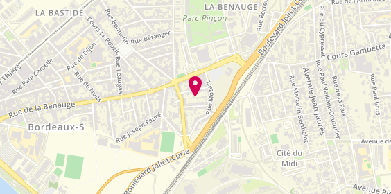 Plan de Les Beuqueries de Sabine, 20 Bis Rue Jules Lemaître, 33100 Bordeaux