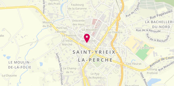 Plan de La chouette gourmande, 27 Rue du Marche, 87500 Saint-Yrieix-la-Perche