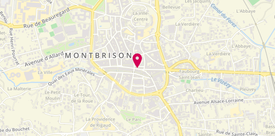 Plan de La Bonbonnière, 51 Rue Tupinerie, 42600 Montbrison