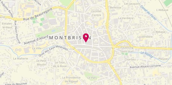 Plan de Philippe Bel, 33 Rue Tupinerie, 42600 Montbrison