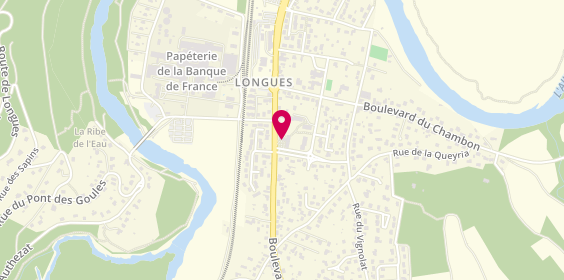 Plan de Boulangerie Thierry Constant, Boulevard Comté Longues - Centre Commercial, 63270 Vic-le-Comte