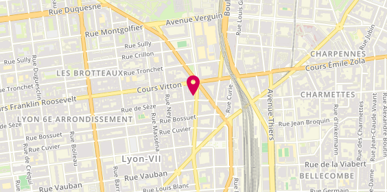 Plan de Délices des Sens, 12 Boulevard des Brotteaux, 69006 Lyon
