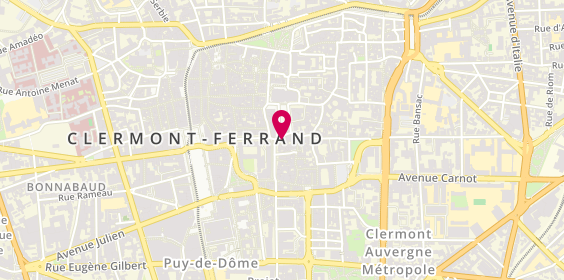 Plan de Confiserie Moinet, 1 place Royale, 63000 Clermont-Ferrand