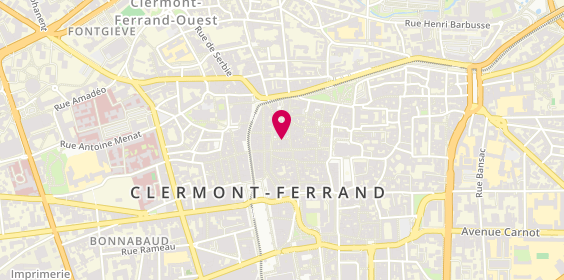 Plan de Les Gatinettes, 5 place Saint-Pierre, 63000 Clermont-Ferrand
