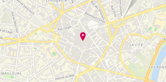 Plan de Jeff de Bruges, 16 Rue du Consulat, 87000 Limoges