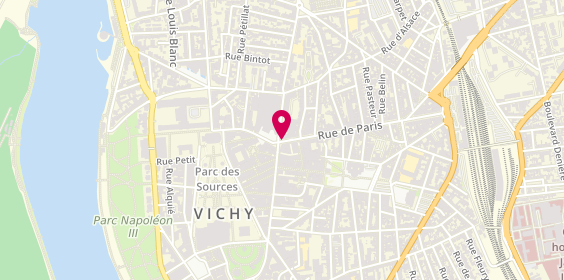 Plan de Savour Histoires de Gourmets, 1 Rue Paris, 03200 Vichy