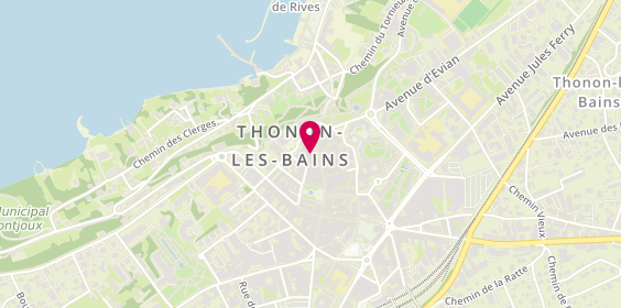 Plan de Au Praslin, 54 Grande Rue, 74200 Thonon-les-Bains