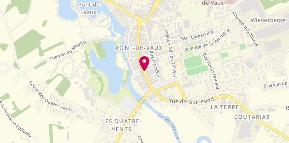 Plan de Pâtisserie Bucillat, 81 Rue Maréchal de Lattre de Tassigny, 01190 Pont-de-Vaux