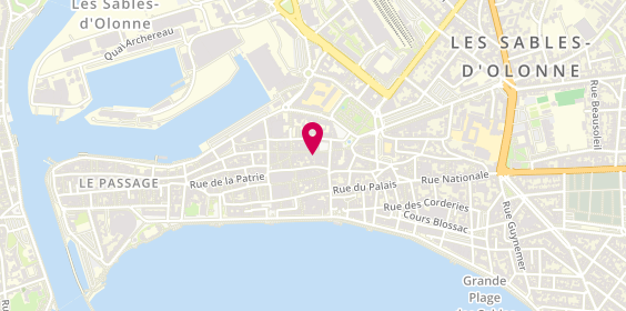 Plan de Les Delices Lamarque, 21 Rue de l'Hôtel de Ville, 85100 Les Sables-d'Olonne