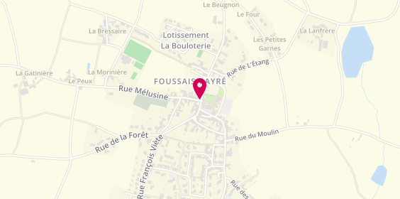 Plan de Ateliers du Goût, 1 Rue Mélusine, 85240 Foussais-Payré