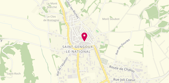 Plan de L'Enchanteur, 18 Rue du Commerce, 71460 Saint-Gengoux-le-National