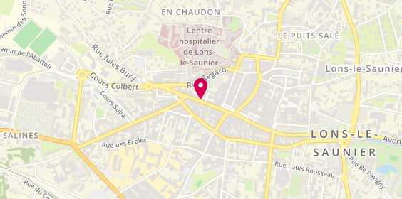 Plan de Le Comptoir des Gourmandises, 26 Rue Lecourbe, 39000 Lons-le-Saunier