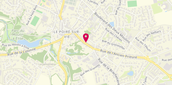 Plan de Boulanger Pâtissier Ordonneau Jean-Louis, 13 Rue de la Chapelle, 85170 Le Poiré-sur-Vie