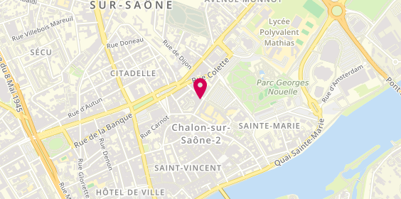 Plan de Doudou Dragées, 4 Rue de la Trémouille, 71100 Chalon-sur-Saône