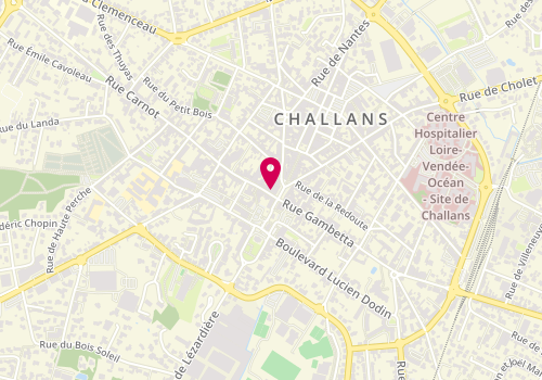 Plan de De Neuville, 2 Rue Carnot, 85300 Challans
