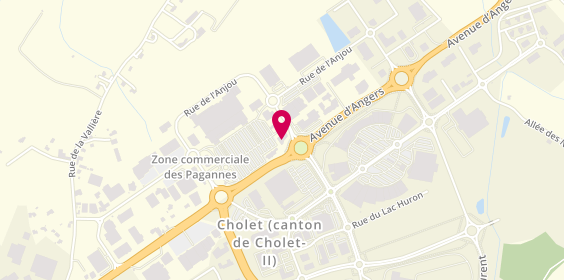 Plan de Chocolaterie Monbana, 5 Rue du Layon, 49300 Cholet