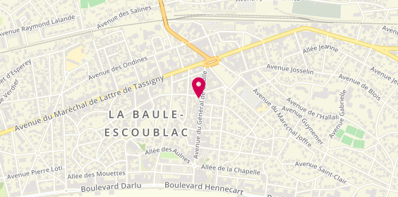 Plan de Chocolaterie de Beussent la Chelle, 119 avenue du Général de Gaulle, 44500 La Baule-Escoublac