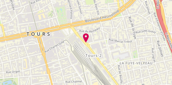 Plan de Station Gourmande, 32 Rue Édouard Vaillant, 37000 Tours