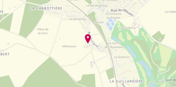 Plan de Saperli'bonbeck, 18 Rue du Carroi, 37360 Saint-Antoine-du-Rocher