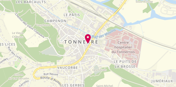 Plan de La Tentation, 51 Rue de l'Hôpital, 89700 Tonnerre