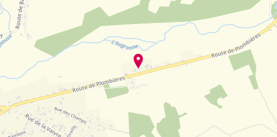Plan de La Gourmandine, 47 Route de Plombières, 70320 Aillevillers-et-Lyaumont