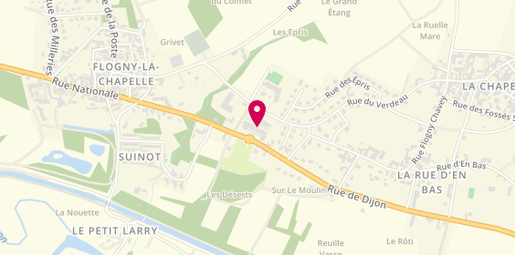 Plan de Les Epris, 3 Place des Commerces, 89360 Flogny-la-Chapelle