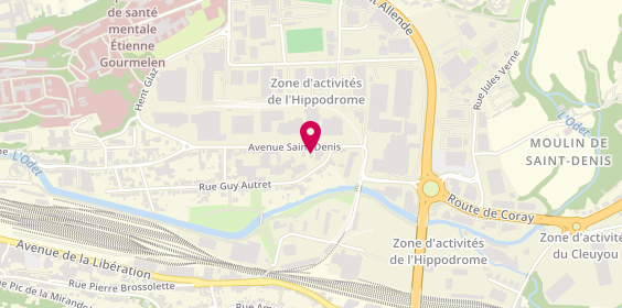 Plan de Biscuiterie Philippe, 32 avenue Saint-Denis, 29000 Quimper