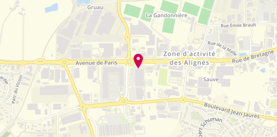 Plan de Monbana Laval, 66 avenue de Paris, 53940 Saint-Berthevin
