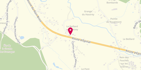 Plan de Confiserie Géromoise, 680 Route d'Epinal, 88400 Gérardmer