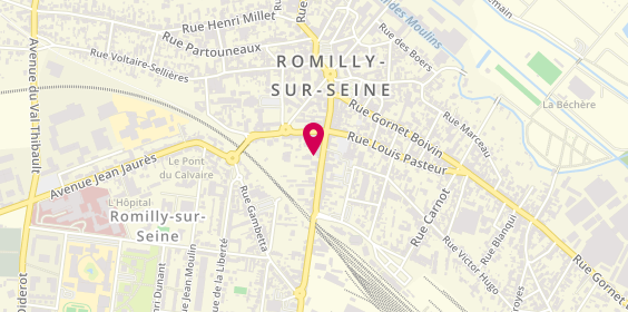 Plan de Bonbon de Rosa, 52 Rue de la Boule d'Or, 10100 Romilly-sur-Seine